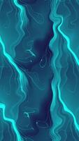 Blue Abstract Wavy Background Loop Animation video