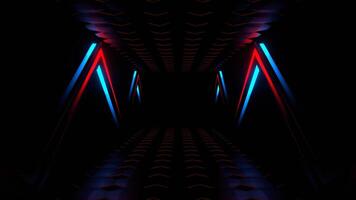 Red and Blue Futuristic Abstract Moving Background VJ Loop video