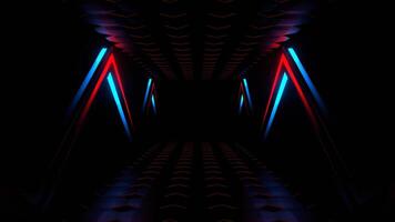 Red and Blue Futuristic Abstract Moving Background VJ Loop video