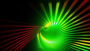 Red and Green Belt Tunnel Background VJ Loop video