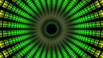 Green and Yellow Inside Sci-Fi Pipe Background VJ Loop video