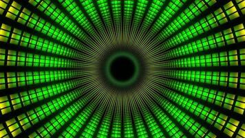 Green and Yellow Inside Sci-Fi Pipe Background VJ Loop video