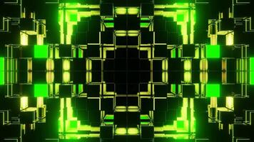 Green and Peach Square Strobe Background VJ Loop video