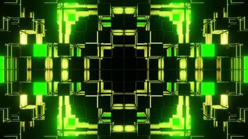 Green and Peach Square Strobe Background VJ Loop video