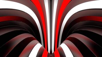 Circle Moving Red and White Neon Lines Background VJ Loop video