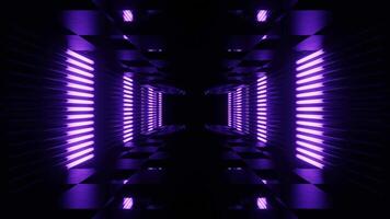 Purple and Yellow Neon Stroboscope Room Background VJ Loop video