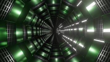 Green and White Net Tunnel Background VJ Loop video