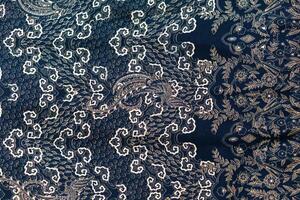 A traditional Indonesian fabric, namely batik cloth. Indonesia with elegant classic motif photo