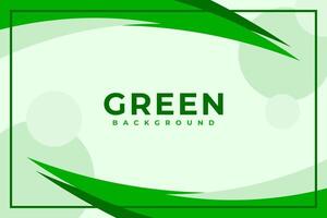 Green Abstract Background Vector Design