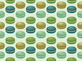 macaroon food vector pattern sugar cream pastry sweet colorful bakery eat dessert menu homemade cake