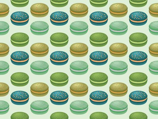 macaroon food vector pattern sugar cream pastry sweet colorful bakery eat dessert menu homemade cake