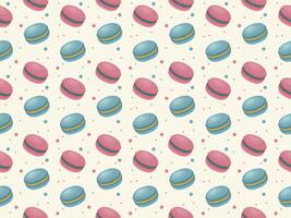 macaroon food vector pattern sugar cream pastry sweet colorful bakery eat dessert menu homemade cake