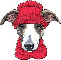 Vector Italian Greyhound Dog breed