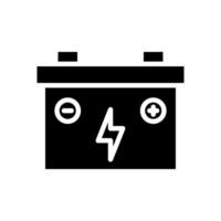 car battery icon symbol vector template