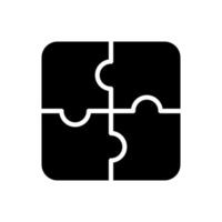 puzzle icon symbol vector template