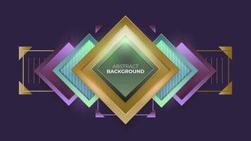 colorful abstract geometric shapes background vector