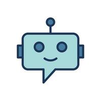 chatbot icon symbol vector template