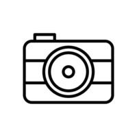 cámara icono símbolo vector modelo