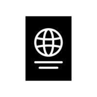 passport icon symbol vector template