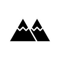 mountain icon symbol vector template