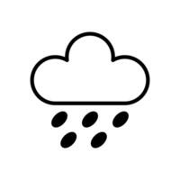 raindrop icon symbol vector template