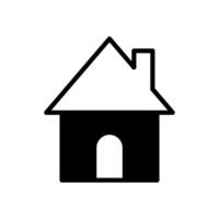 hogar icono símbolo vector modelo