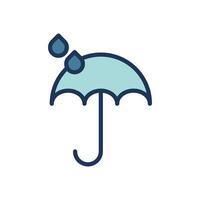 umbrella icon symbol vector template