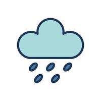 raindrop icon symbol vector template