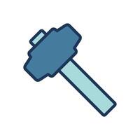 hammer icon symbol vector template