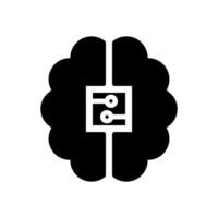 machine learning icon symbol vector template