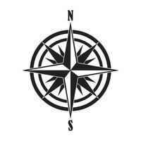 points of the compass icon logo vector design template