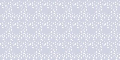 Simple light seamless pattern with abstract rhombus with shapes tiny polka dots on a grey background. Vector hand drawn sketch random drops, spots, snowflakes, circles. Template for design ornament