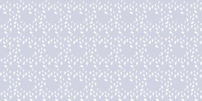 Simple light seamless pattern with abstract rhombus with shapes tiny polka dots on a grey background. Vector hand drawn sketch random drops, spots, snowflakes, circles. Template for design ornament