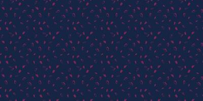 Simple creative polka dot, drops, spots seamless pattern. Random dots, snowflakes, circles, leaflets on a dark background. Vector hand drawn sketch. Design for fabric, textile, surface design