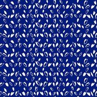 Seamless pattern with lines striped in shapes, polka dots, drops. Vector hand drawn sketch simple random  snowflakes, circles on a blue  background. Template for design, textile, printing