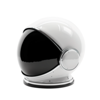 AI generated White futuristic modern astronaut helmet png