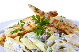 Grilled Chicken Steak with Penne png