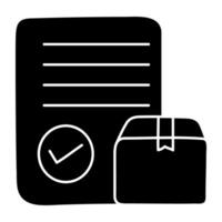 Perfect design icon of logistic list vector