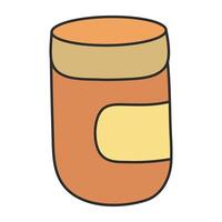 A unique design icon of drugs bottle vector