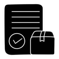 Perfect design icon of logistic list vector