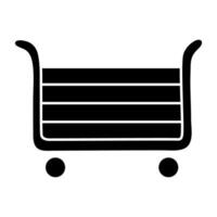 A unique design icon of handcart vector