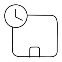 Perfect design icon of delivery time vector