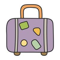 A trendy design icon of luggage vector