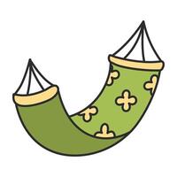 Modern design icon of hammock vector