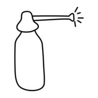 Trendy design icon of inhaler vector