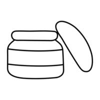 Perfect design icon of cream jar vector