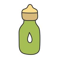 icono de diseño perfecto de botella de agua vector