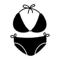 A trendy design icon of undergarments vector