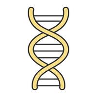 DNa icon in flat design vector