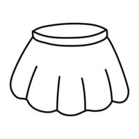 Premium design icon of skirt vector